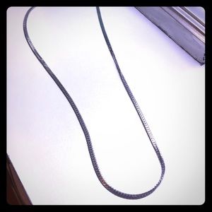18” silver chain